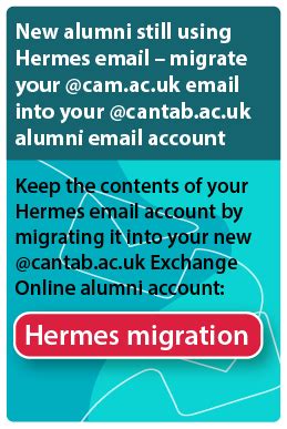 hermes cambridge webmail|Hermes migration to exchange.